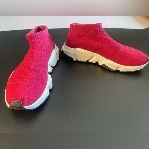 Balenciaga Women Pink Slip-On Sneakers - Picture 1 of 10